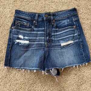 Buckle Black Fit No. 35 Women's Distressed Blue Denim Jean Shorts